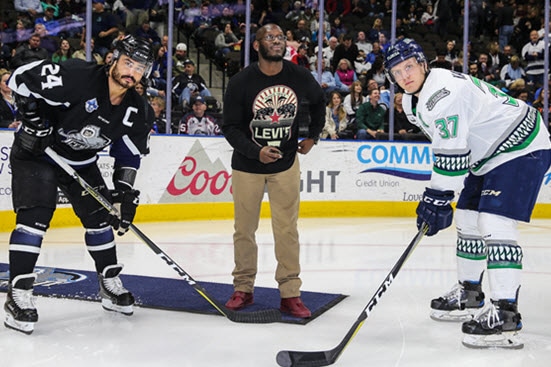 Brightway goes to the Jacksonville Icemen game