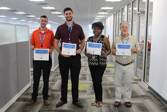 Four graduate from Brightway’s Service Center training program