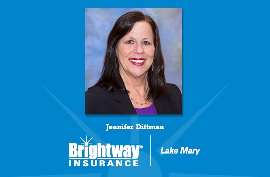 Jennifer Dittman of Brightway Insurance becomes new Owner of Agency in Lake Mary