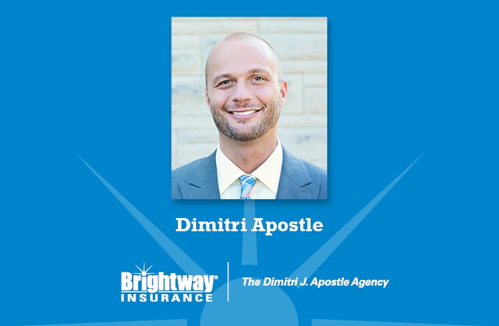 Dimitri Apostle earns top award from Brightway Insurance