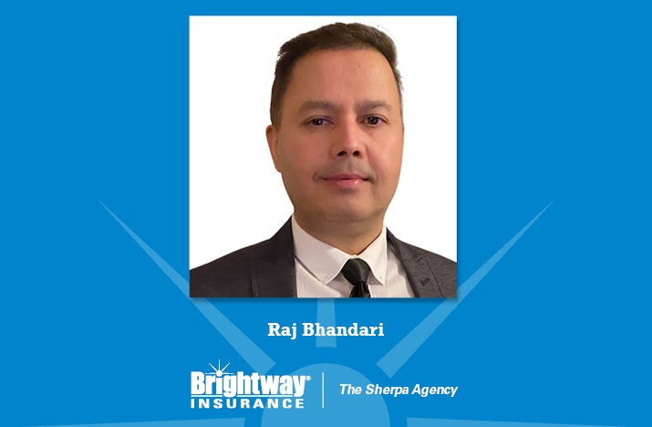 Raj Bhandari opens a Brightway Insurance Agency in San Carlos, California
