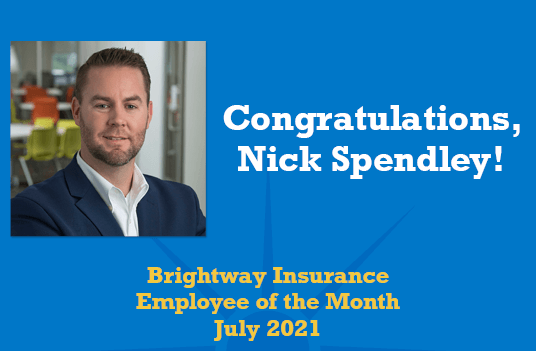 Nick Spendley Employee of the Month July 2021