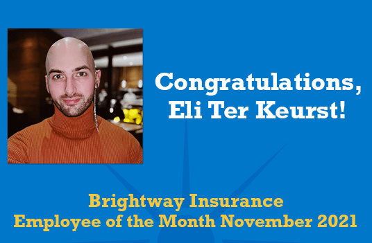 Eli Ter Keurst Employee of the Month November 2021