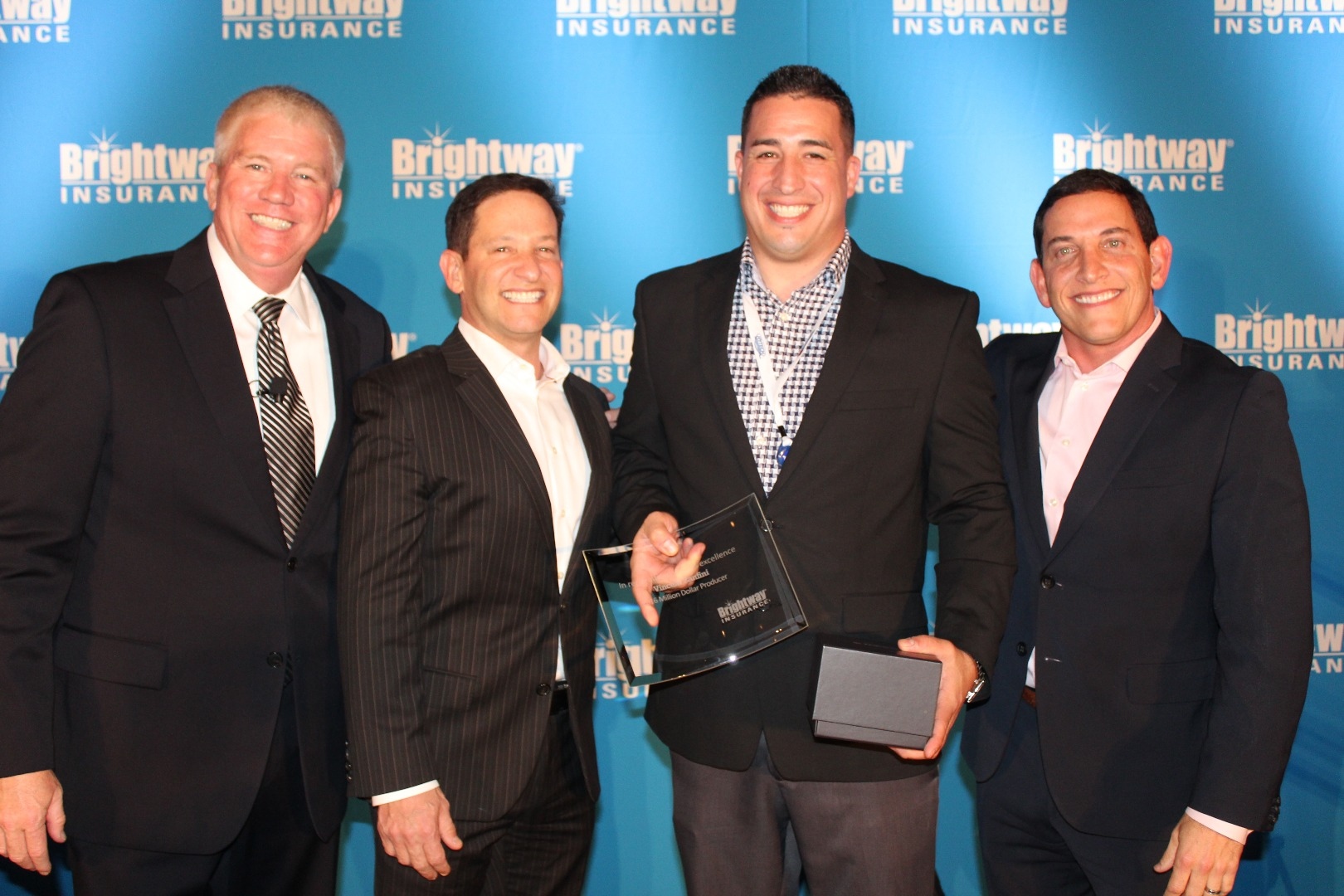 Vincent Zanfini wins the Brightway Insurance $1 Million Producer award