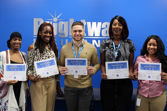 Five graduate from Brightway’s Service Center training program