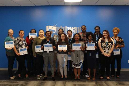 13 graduate from Brightway’s Service Center training program