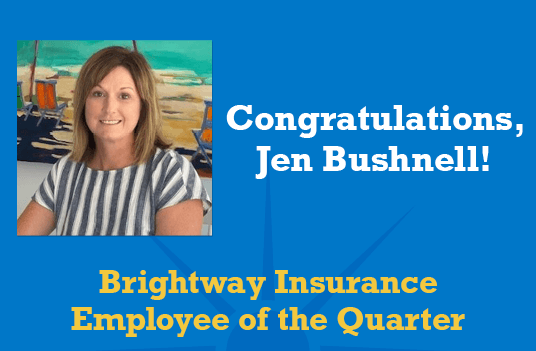 Jen Bushnell Employee of the Quarter
