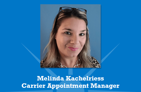 Melinda Kachelriess creating new important relationships
