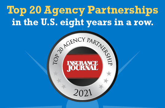 Insurance Journal Top 20 Agency Partnerships 8 years